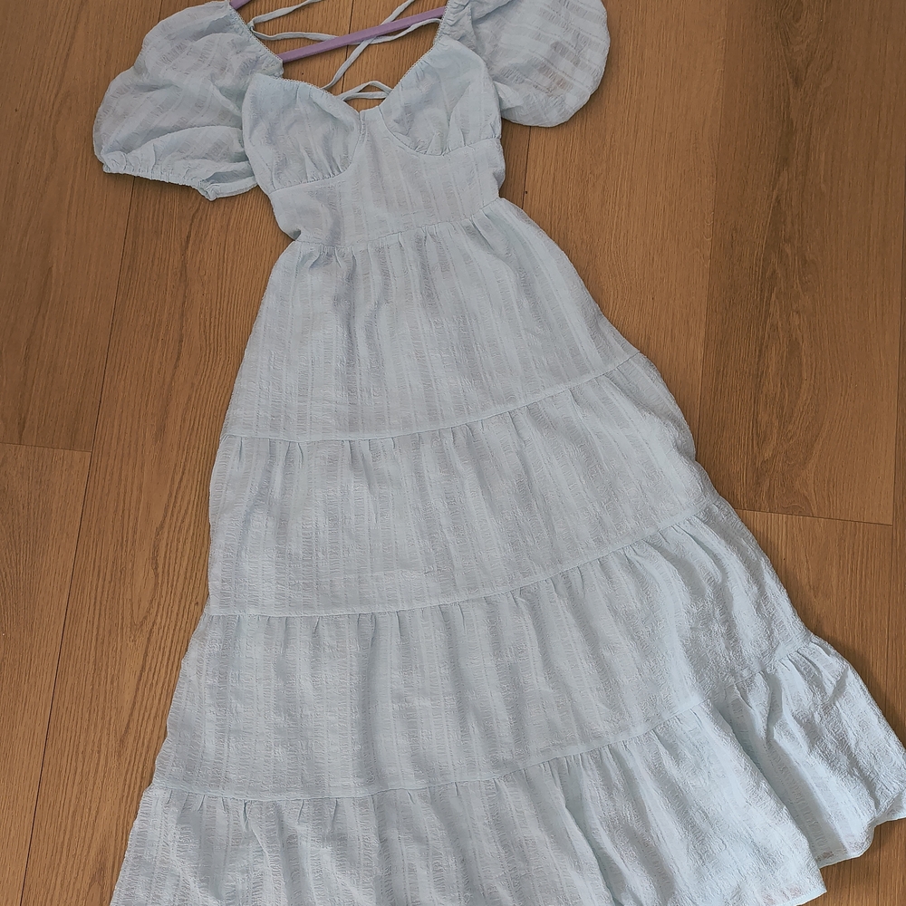 Forever 21 Soft Blue Maxi Dress